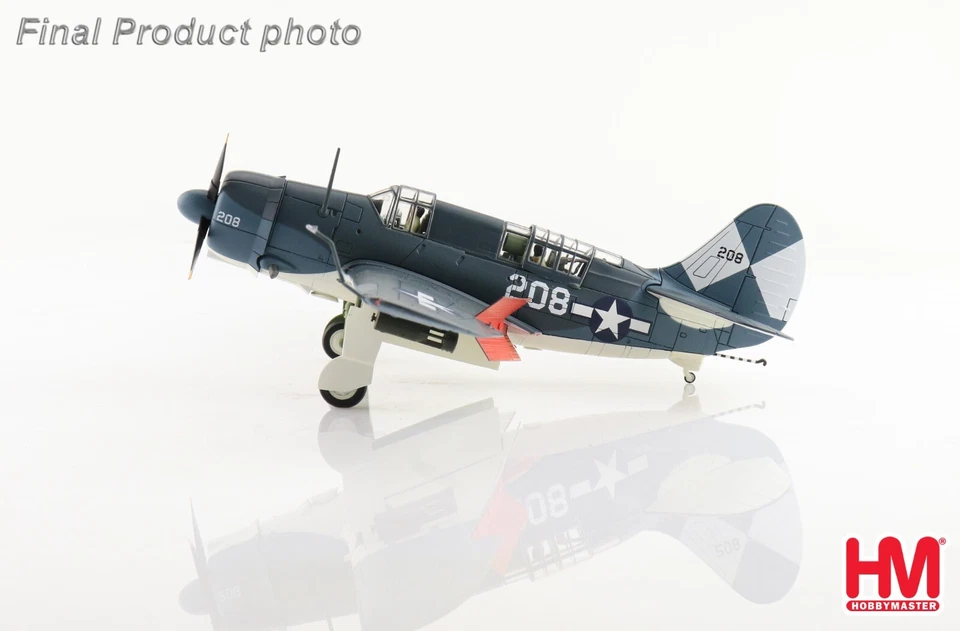 Hobby Master 1/72 HA2214 SB2C Helldiver USN VB-83 USS Essex, Yamato Sinking 1945 - Immagine 4 di 4