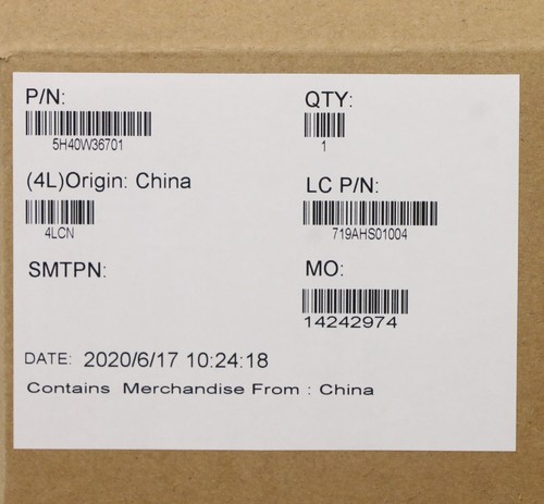 Brand New Original Lenovo Cooling Fan 5H40W36701 for T490 T14 Gen 1 Laptop - Afbeelding 3 van 3