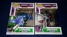 POP! Television Turtles of Grayskull -LOT OF 2- Leonardo & Shredder NEW