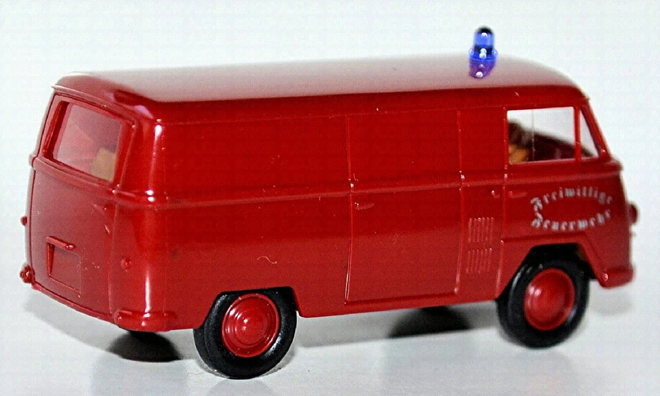 Tempo Matador Furgone Volontari Pompieri 1955-63 Rosso 1:87 Epoche 10119 - Immagine 4 di 4