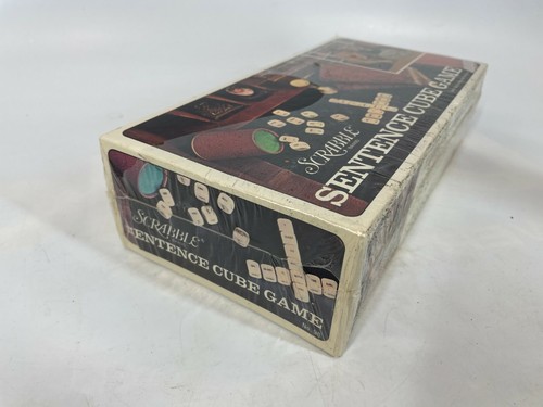 NEW 1971 Scrabble Selchow Righter Sentence Cube Dice Spelling Vocab Game SEALED - Picture 3 of 8