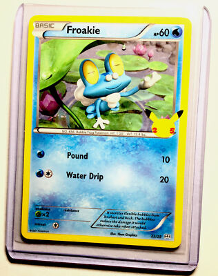 mcdonald's froakie pokemon card FROAKIE - 25th Anniversary Mcdonald’s - 22/25 - Non Holo - Pokemon Card -  NM