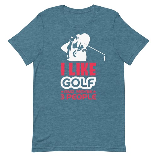 DIVERTIDA CAMISETA DE GOLF ME GUSTA EL GOLF Y TAL VEZ 3 PERSONAS GOLFISTA REGALO MARIDO DÍA DEL PADRE - Imagen 12 de 12
