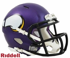 *SALE* MINNESOTA VIKINGS SPEED MINI NFL RIDDELL FOOTBALL HELMET!
