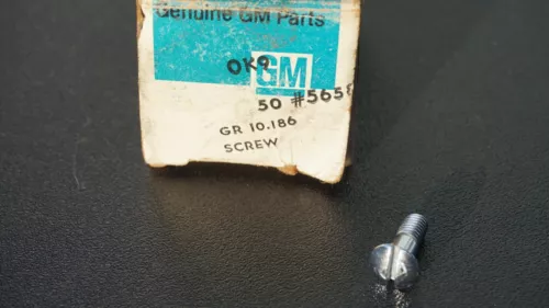 NOS GM 565842 Rear View Mirror Mounting Screw 1958-67 Chevy Camaro Corvette Nova