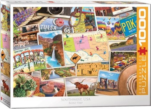 Eurographics Puzzle; Südwesten der USA Roadtrip; 1000 Teile - Bild 1 von 2
