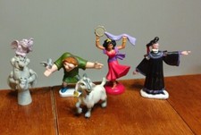 Lot of 5 Vintage Disney Hunchback of Notre Dame Figurines