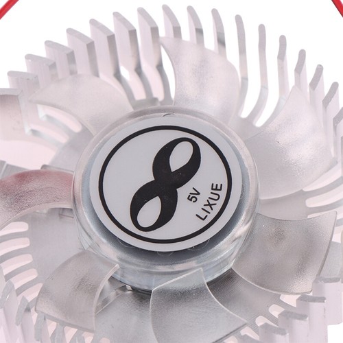 DC 5V Aluminum Heatsink With Fan CPU Graphics Heatsink For XH2.0 Interface Fans - Afbeelding 6 van 12