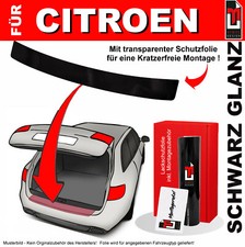 Lackschutzfolie Ladekantenschutz für Citroen C2 BJ 2003-2009 Schwarz glanz