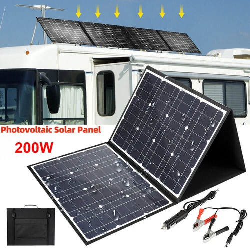 300W Portable Solar Panel Foldable Solar Charger for Generator Power Station RV - Picture 3 of 64