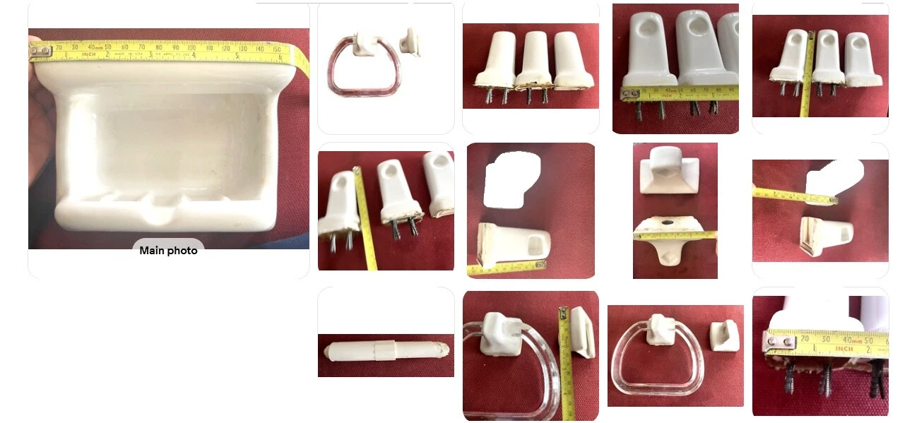 Art Deco White Ceramic Architectural & Garden Antiques