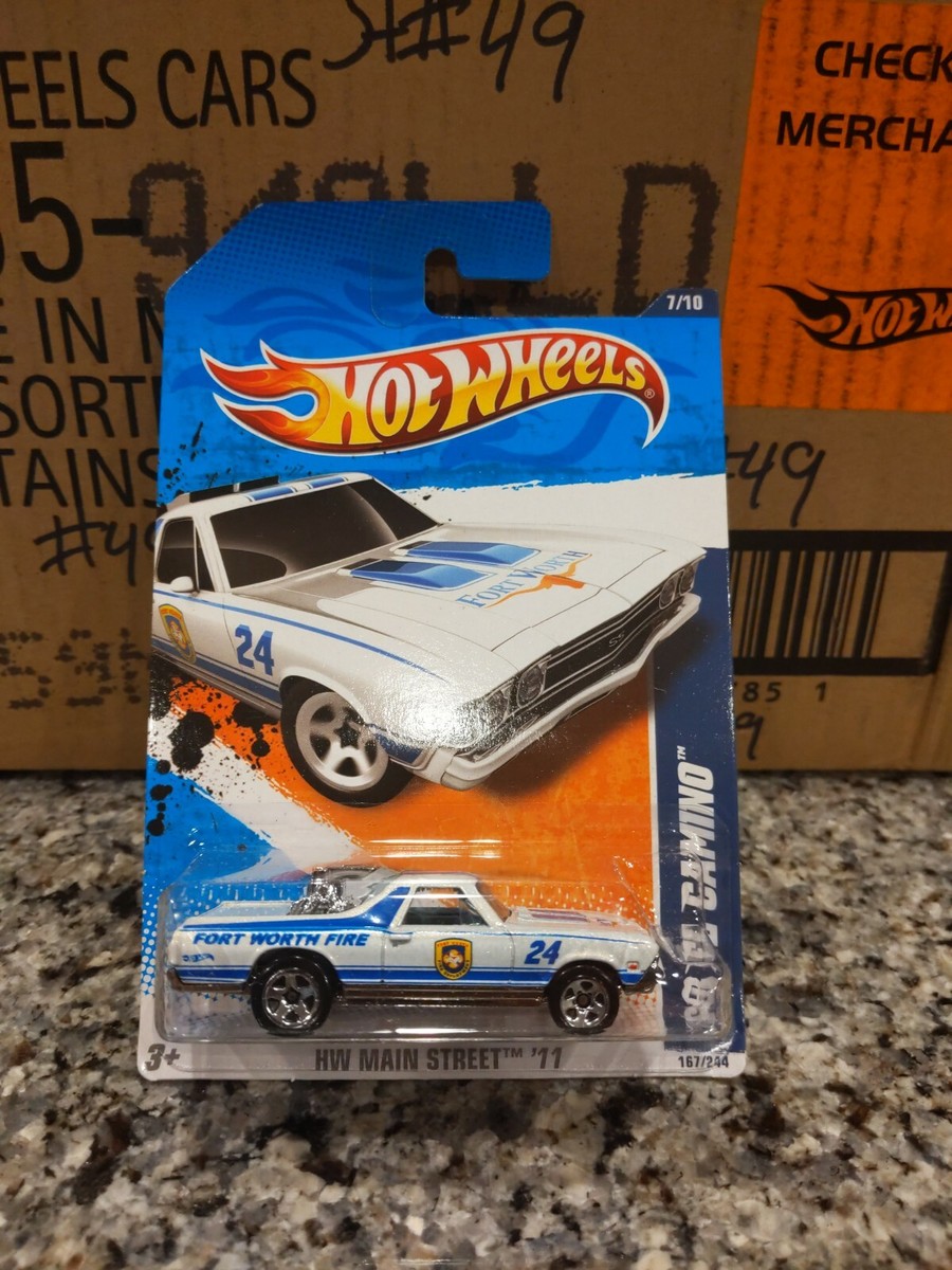 2011 Hot Wheels #167 Main Street-Fort Worth Fire 7/10 '68 EL