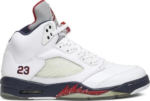 靴 NIKE AIR JORDAN 5 RETRO Amazon.com | Jordan Youth Air 5 Retro GS 440888 102 Fire Red