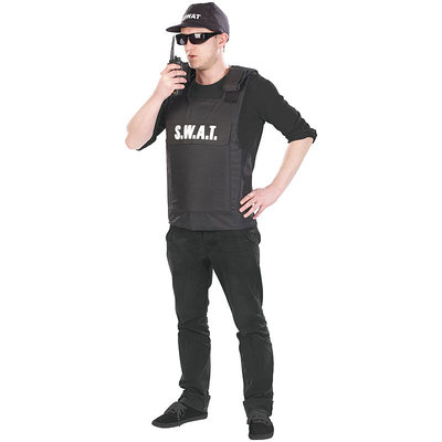 infactory Faschingskostüme: Faschings-Kostüm ''S.W.A.T.'', 2-teilig, Einheitsgröße