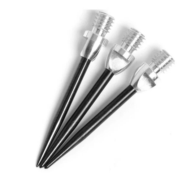 US DARTS Soft Tip Darts Conversion Points - 2 sets (6) - 2BA (3/16th in) Alloy + O'rings