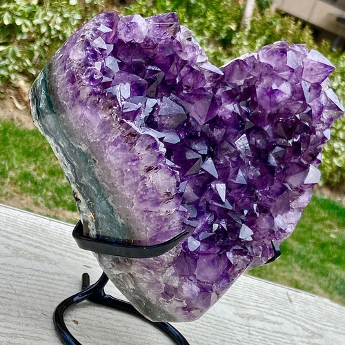 8.46LB Natural Amethyst Carving Love Crystal Mineral Healing - 第 15/16 張圖片