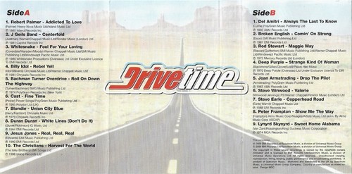 Various Drivetime CASSETTE ALBUM ROCK Deep Purple Blondie Duran Duran Whitesnake - Picture 10 of 10