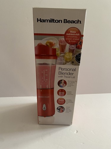 Hamilton Beach Personal Single Serve Blender with Travel Lid - 51101R ...