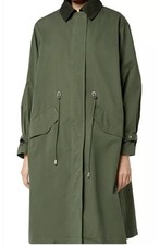New Find. Women's Long Parka Hybrid Coat - Khaki - Size Xs