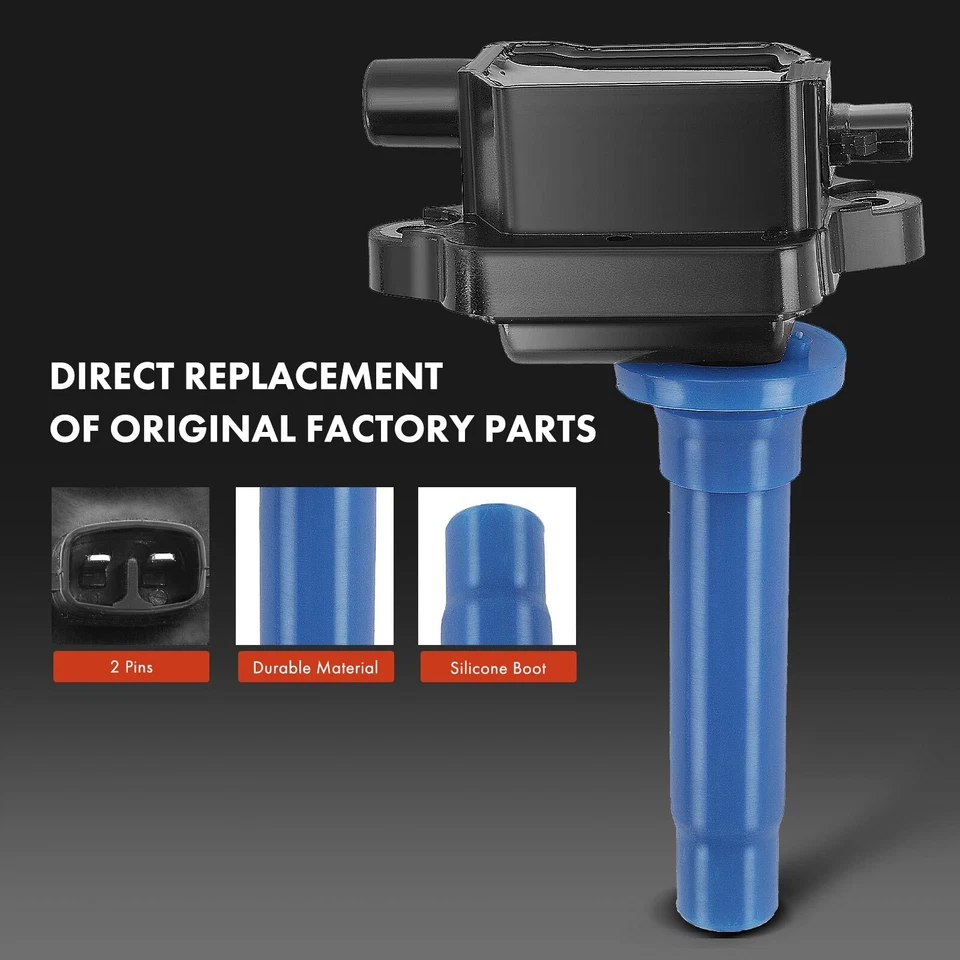 2x Ignition Coils & 4x Spark Plugs for Kia Sportage K00 12/1996-06/2004 2.0L FE - image 4 of 4