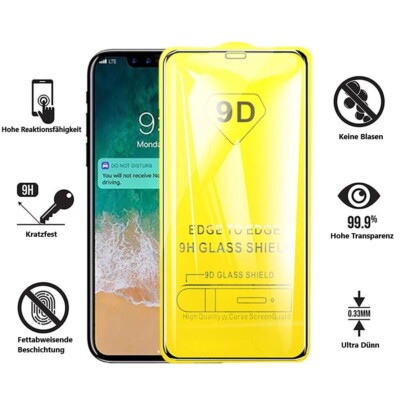 Für Xiaomi Redmi Note 7 Pro Panzerfolie 9D Schutzfolie Schutzglas Displayschutz