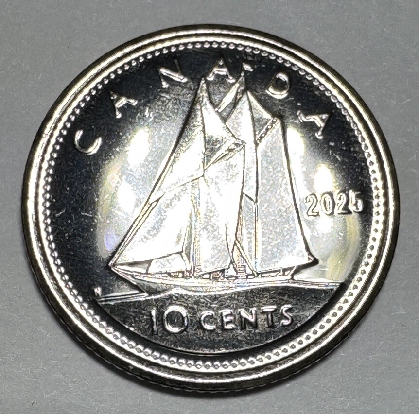 2025 Canadian First Strike Dime 10Cent Coin King Charles III