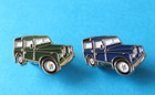 2, Old Style LAND ROVER Lapel Pin Badges, Green & Blue.
