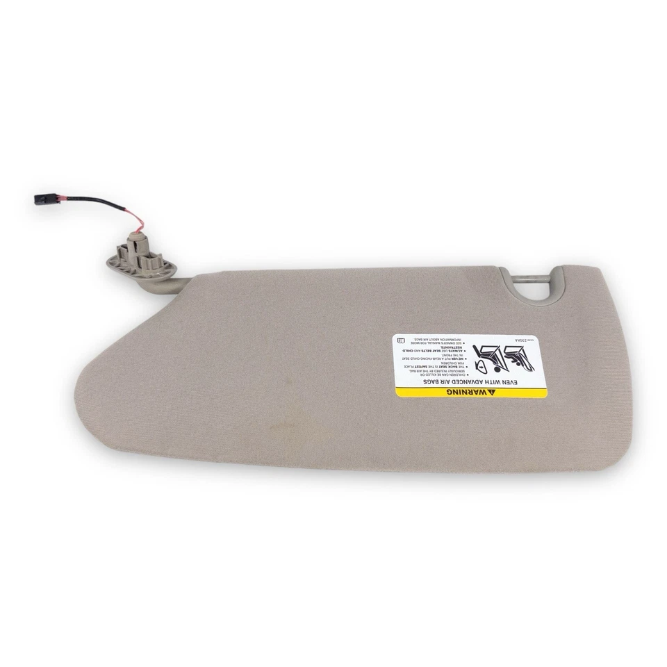 Chrysler Pacifica 2004-2008 pasajero lado derecho parasol tela beige Foto 3 de 4