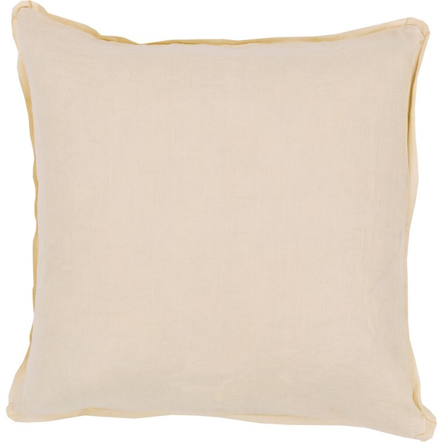 Surya SL0052222D Solid 22 inch Bright Yellow Pillow Kit for sale