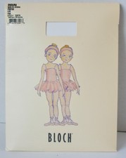 New BLOCH ENDURA Pink Footed Tights Style T0921G CHM