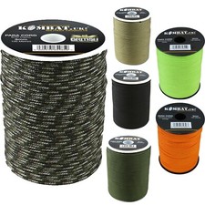 Kombat UK Para Cord 100 Metre Reel 6 Colours