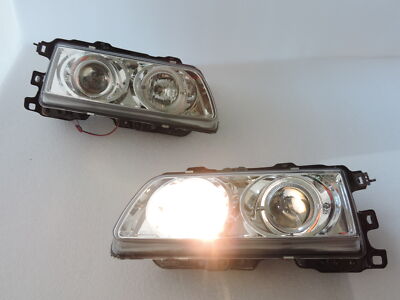 ~1988 ~1989 HONDA CRX SiR CR-X PROJECTOR LED RING HEADLIGHTS LEFT+RIGHT 88-89