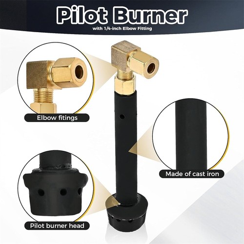 Wok Range Jet Burner Casting Iron Pilot Mini Burner Safety Kit For Stove Cooker - Picture 3 of 7