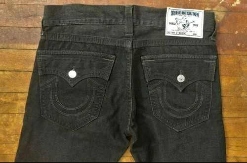 Black Triple Stitch Pants 32x34 33 