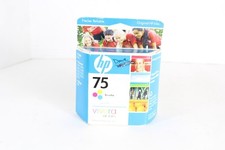 New Expired Hp Ink HP 75 Tri Color Ink Cartridge Sealed Package 2/2009 OEM