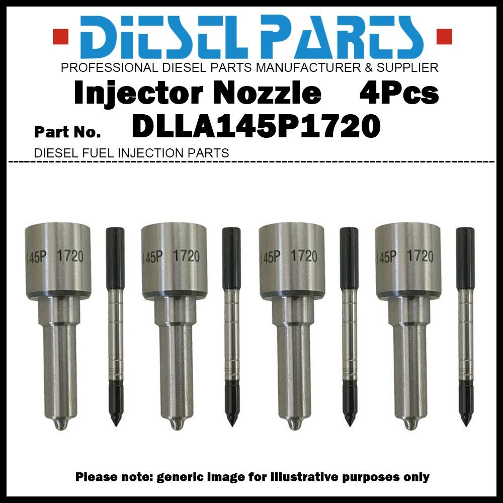 4Pcs Fuel Injector Nozzle DLLA145P1720 for NISSAN Paladin Xterra