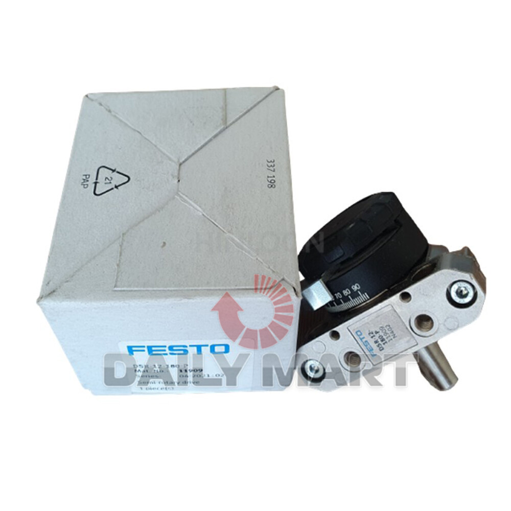New In Box FESTO DSR-12-180-P 11909 Pneumatic Semi-Rotary Drive