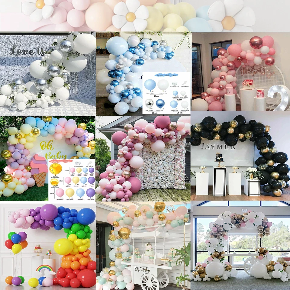 85-196PCS Balloon Arch Kit Set Birthday Wedding Party Garland Decor Balloons AU - image 2 of 4