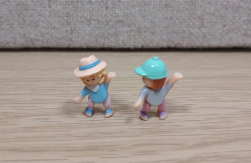 Polly Pocket Polly & Midge Figure Doll 1994 From Happy Horses Bluebird Toys