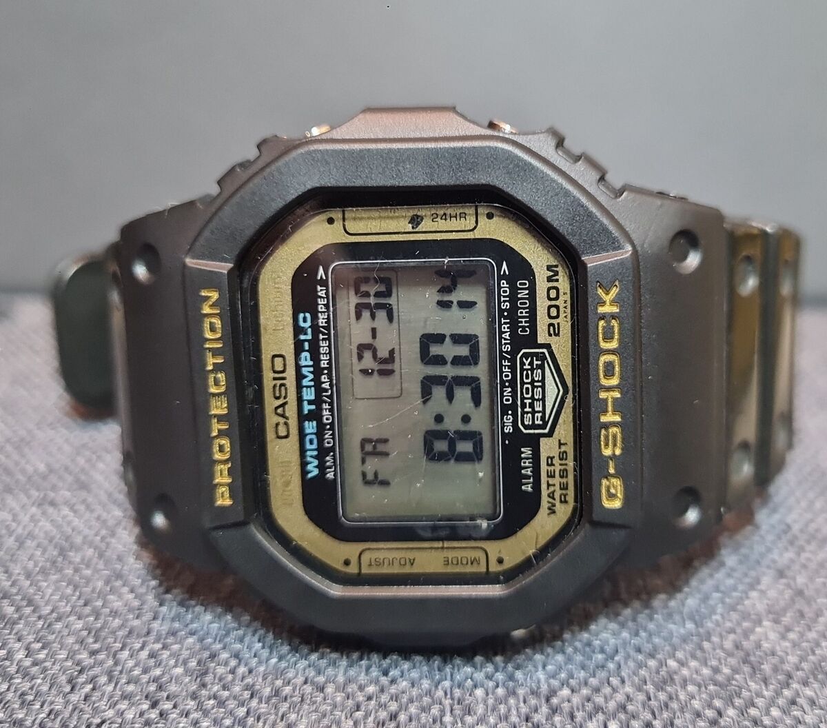 casio g shock rare g shock WW-5100C 9 GOLD VERSION WIDE TEMP casio g shock rare g shock WW-5100C 9 GOLD VERSION WIDE TEMP