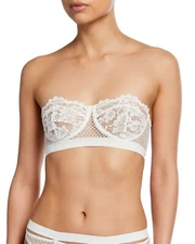 ELSE Petunia White Strapless Underwire Corset Bra L63506 Size 32C
