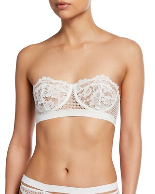 ELSE Petunia White Strapless Underwire Corset Bra L63506 Size 32C