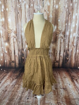 Aerie Spring Fling Dress Eyelet size Medium | eBay
