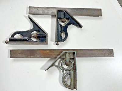 VINTAGE MEASURE SQUARE SETS & SQUARE HEAD UNION TOOLS & GREENFIELD JOSQ