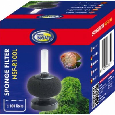 3x AquaNova Bio-Schwammfilter R100l Aquarium Filter bis 100L