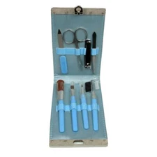 Manicure Nail Care Trimming Set Blue Wallet Pedicure w. blue wallet 8pcs