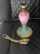 lampe pâte de verre ancienne Vintage Signé 