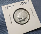 1957 (P) Roosevelt Dime Gem Proof 90% Silver