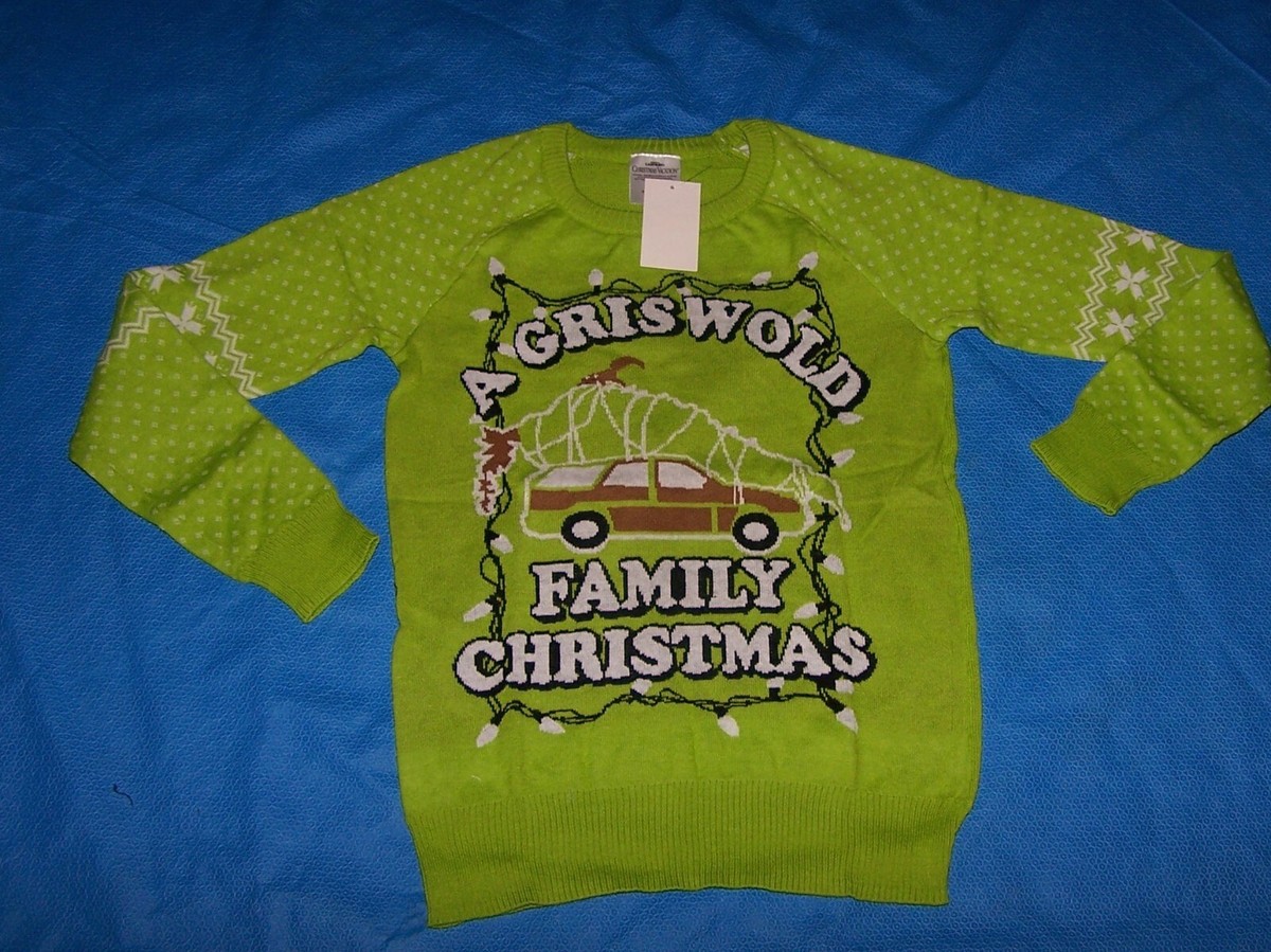 Size S Juniors Holiday Sweater Christmas Vacation A Griswold