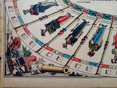Verzamelingen - CIRQUE - Jeu de L'oie ancien & original - 34cm X 48cm Verzamelingen - CIRQUE - Jeu de L'oie ancien & original - 34cm X 48cm